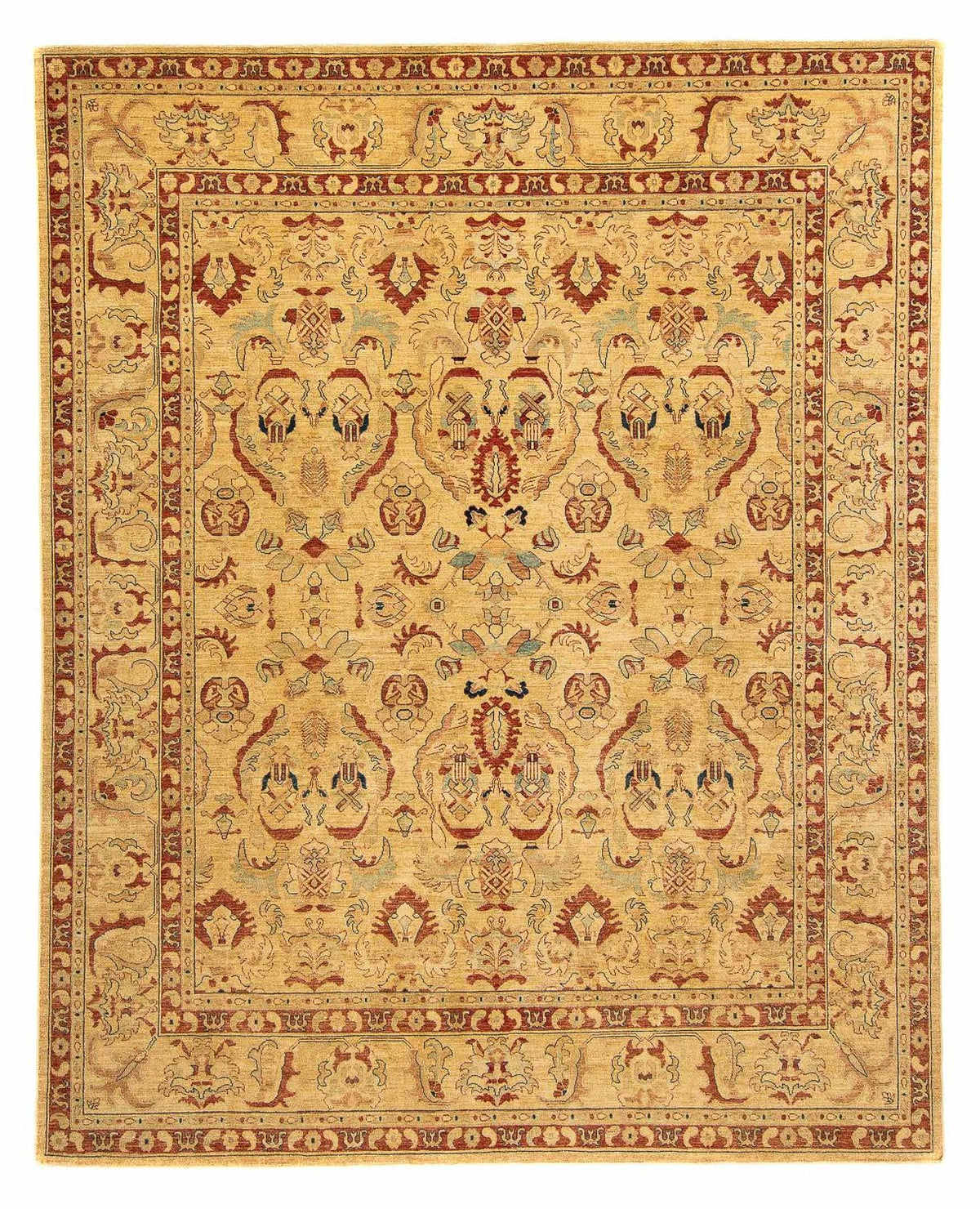 Persisk tæppe - Nomadisk - 362 x 293 cm - brun