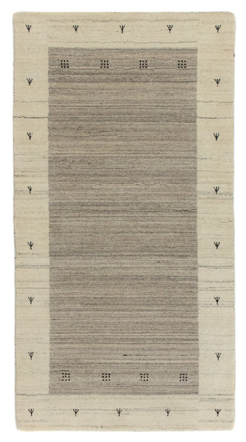 Gabbeh Tæppe - Loribaft Persisk - 140 x 70 cm - beige