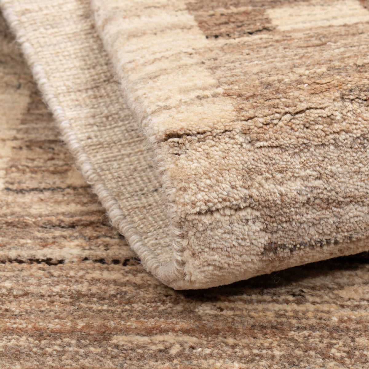 Gabbeh-tæppe - Persisk - 127 x 72 cm - natur