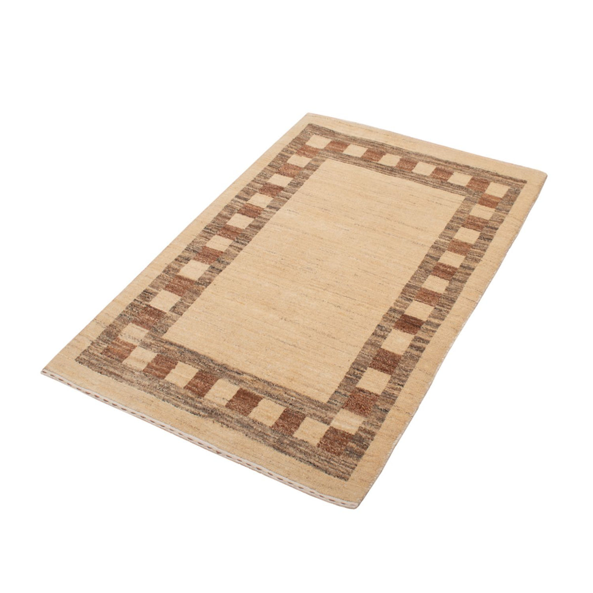 Gabbeh-tæppe - Persisk - 123 x 80 cm - beige