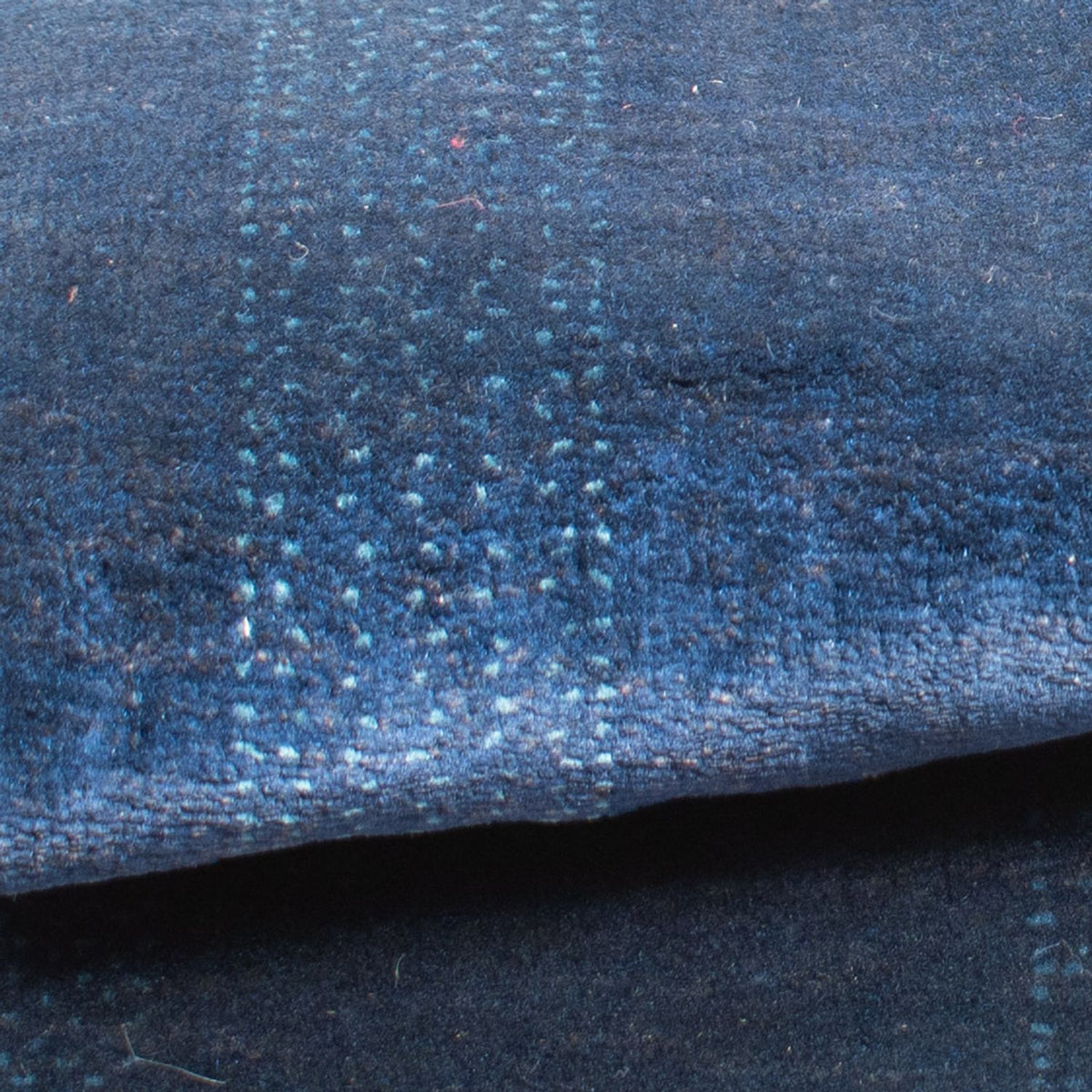 Gabbeh Tæppe - Loribaft Persisk - 132 x 75 cm - mørkeblå