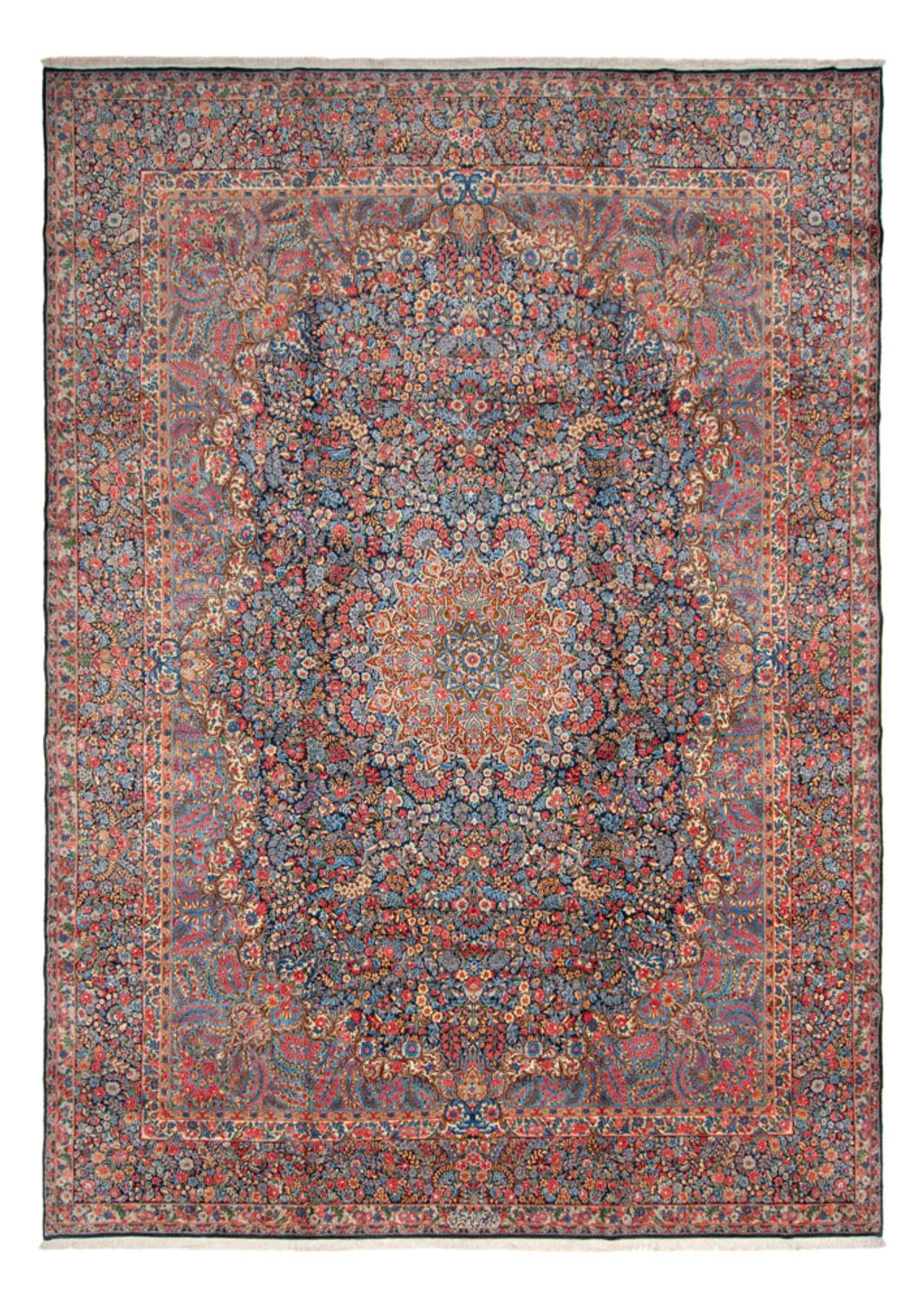 Persisk tæppe - Royal - 494 x 345 cm - blå