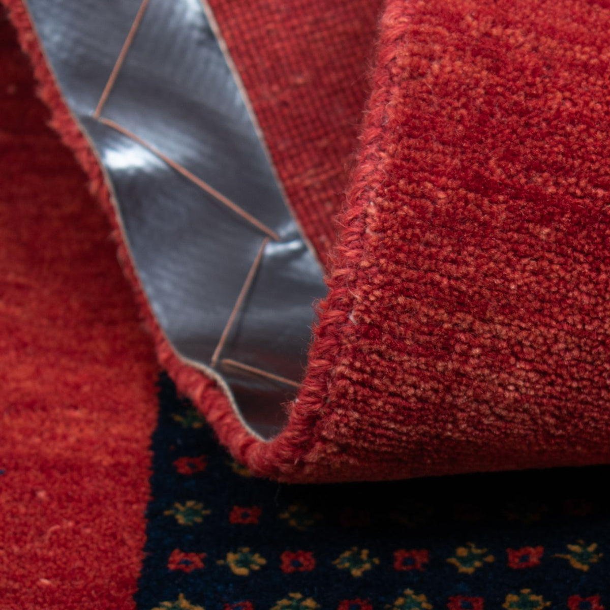 Gabbeh Tæppe - Loribaft Persisk - 136 x 82 cm - rød