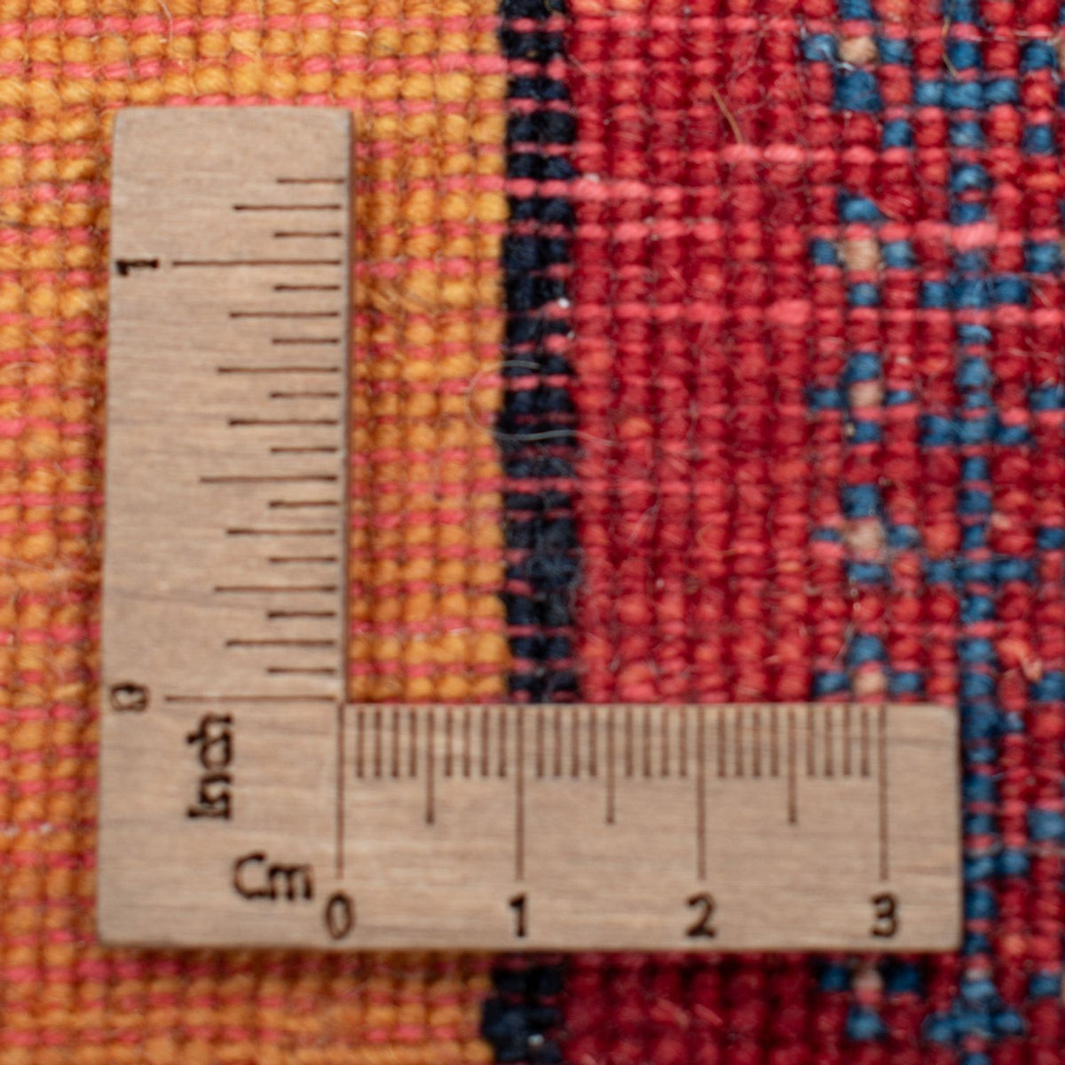 Gabbeh Tæppe - Loribaft Persisk - 118 x 84 cm - guld