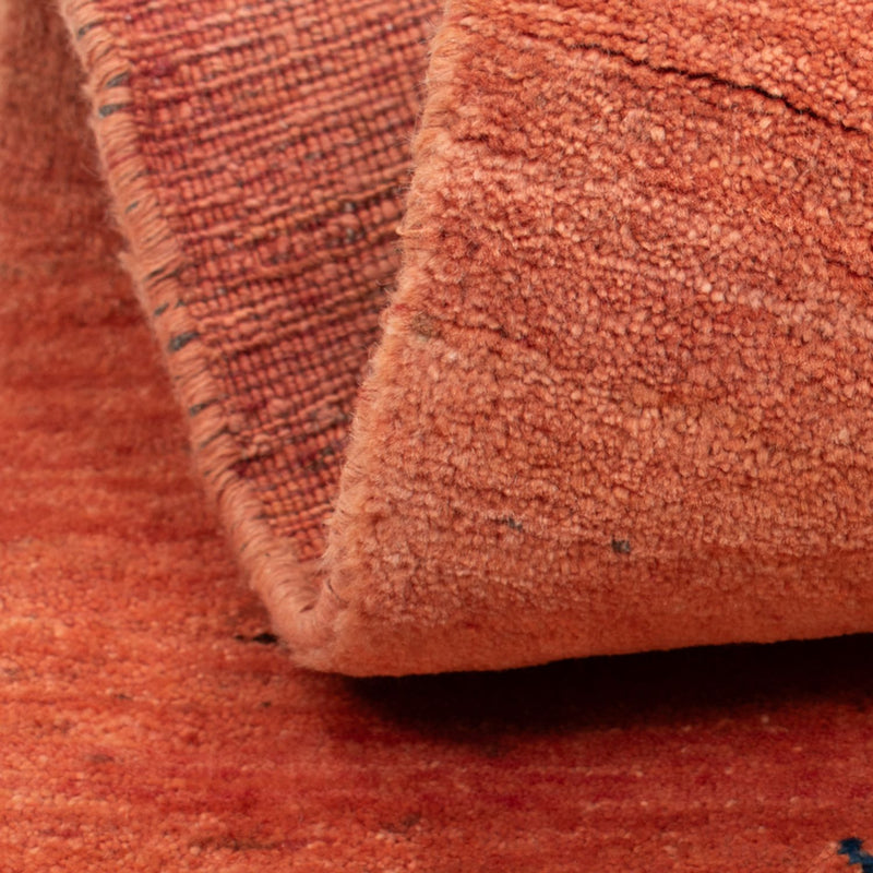 Gabbeh Tæppe - Loribaft Persisk - 130 x 80 cm - lysrød