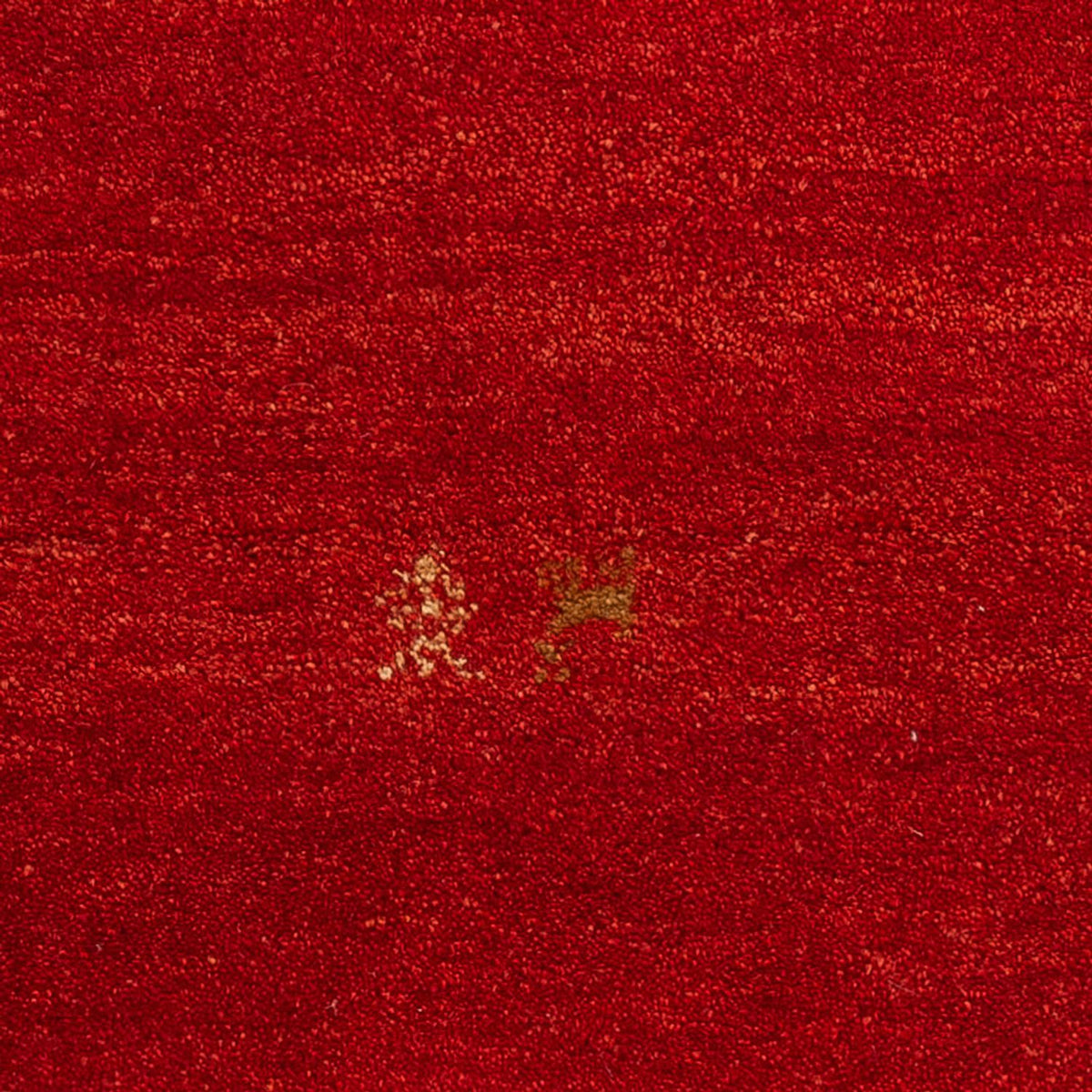 Gabbeh Tæppe - Loribaft Persisk - 125 x 82 cm - rød