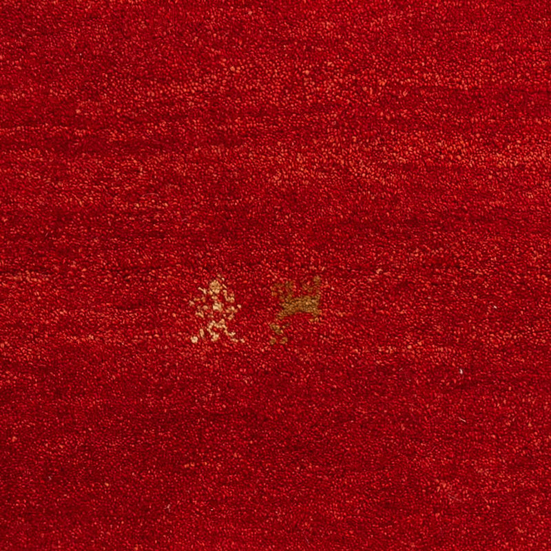 Gabbeh Tæppe - Loribaft Persisk - 125 x 82 cm - rød