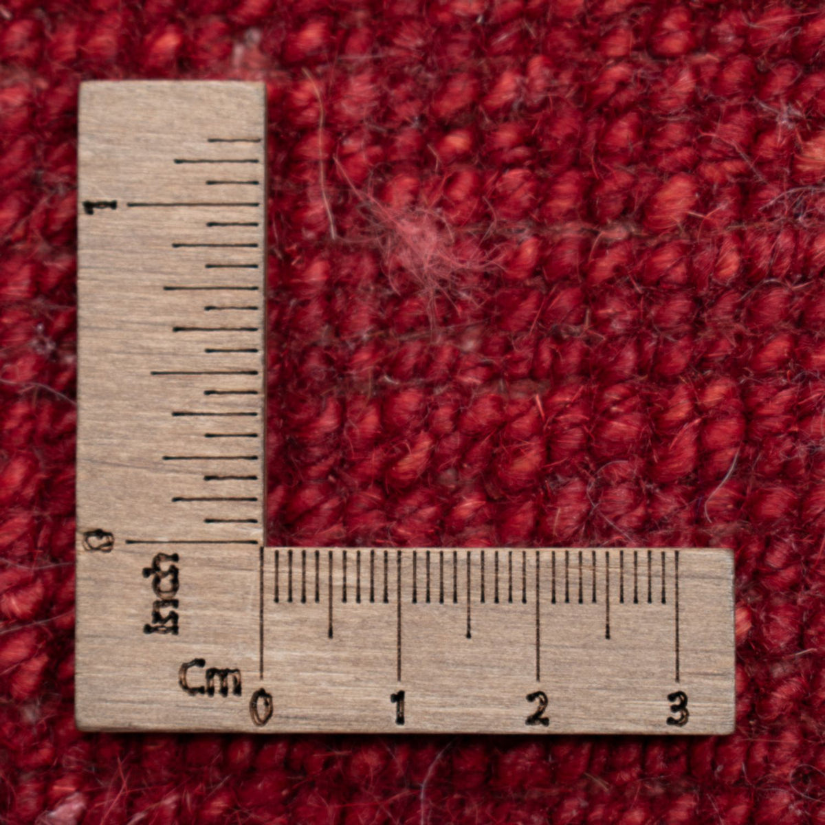 Gabbeh Tæppe - Loribaft Persisk - 125 x 82 cm - rød