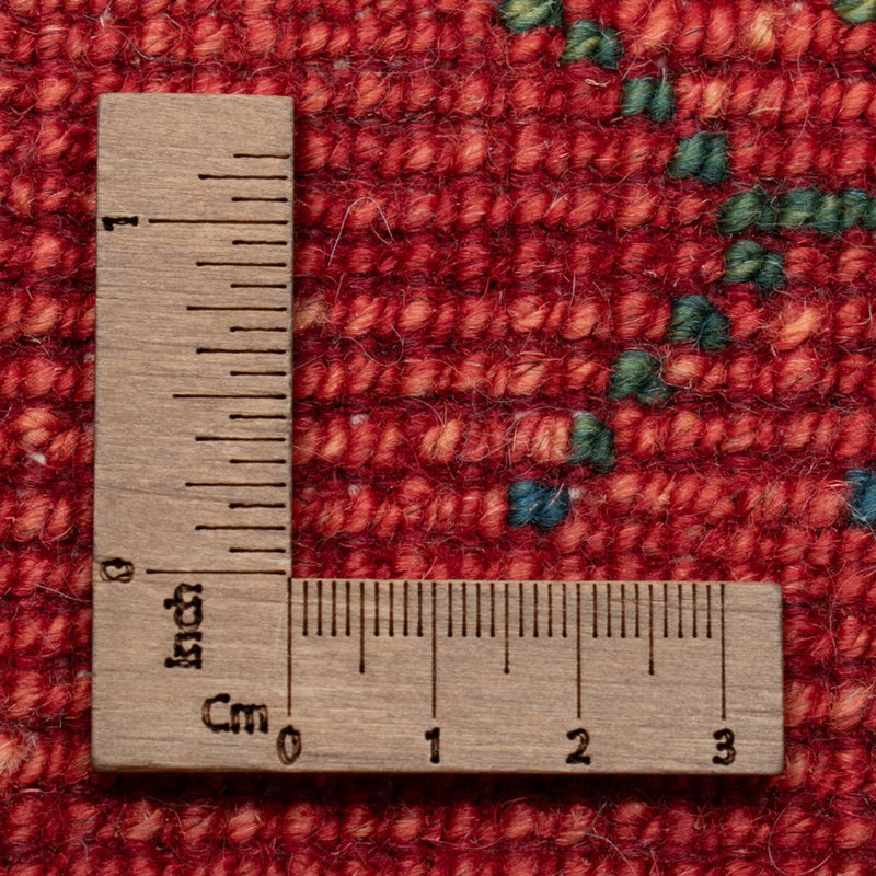 Gabbeh Tæppe - Loribaft Persisk - 146 x 68 cm - lysrød