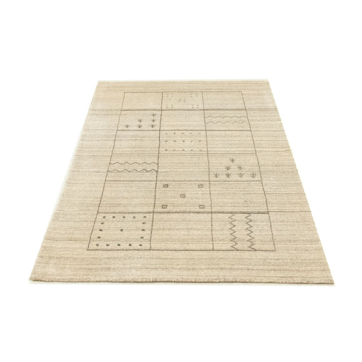 Vintage tæppe - 160 x 90 cm - beige