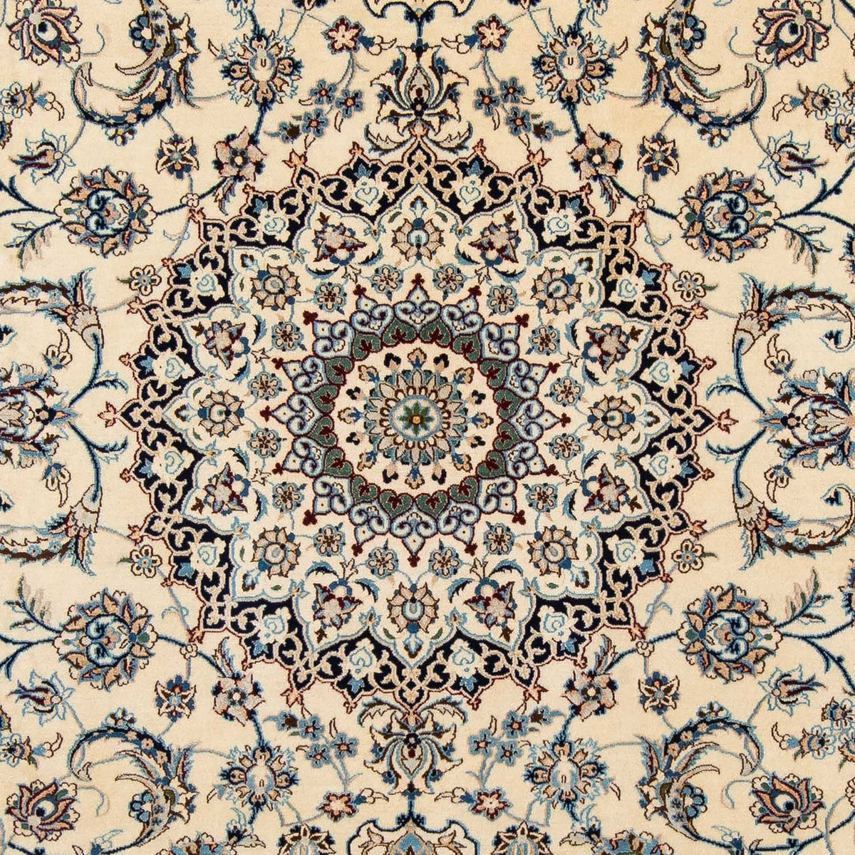 Persisk tæppe - Nain - 310 x 207 cm - beige