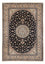 Persisk tæppe - Nain - 290 x 204 cm - sort