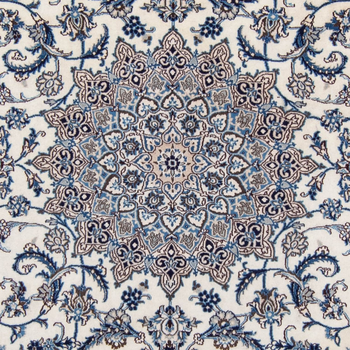 Persisk tæppe - Nain - 291 x 199 cm - beige