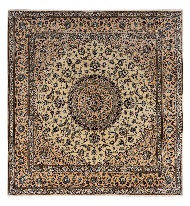 Persisk tæppe - Nain firkantet  - 307 x 296 cm - beige