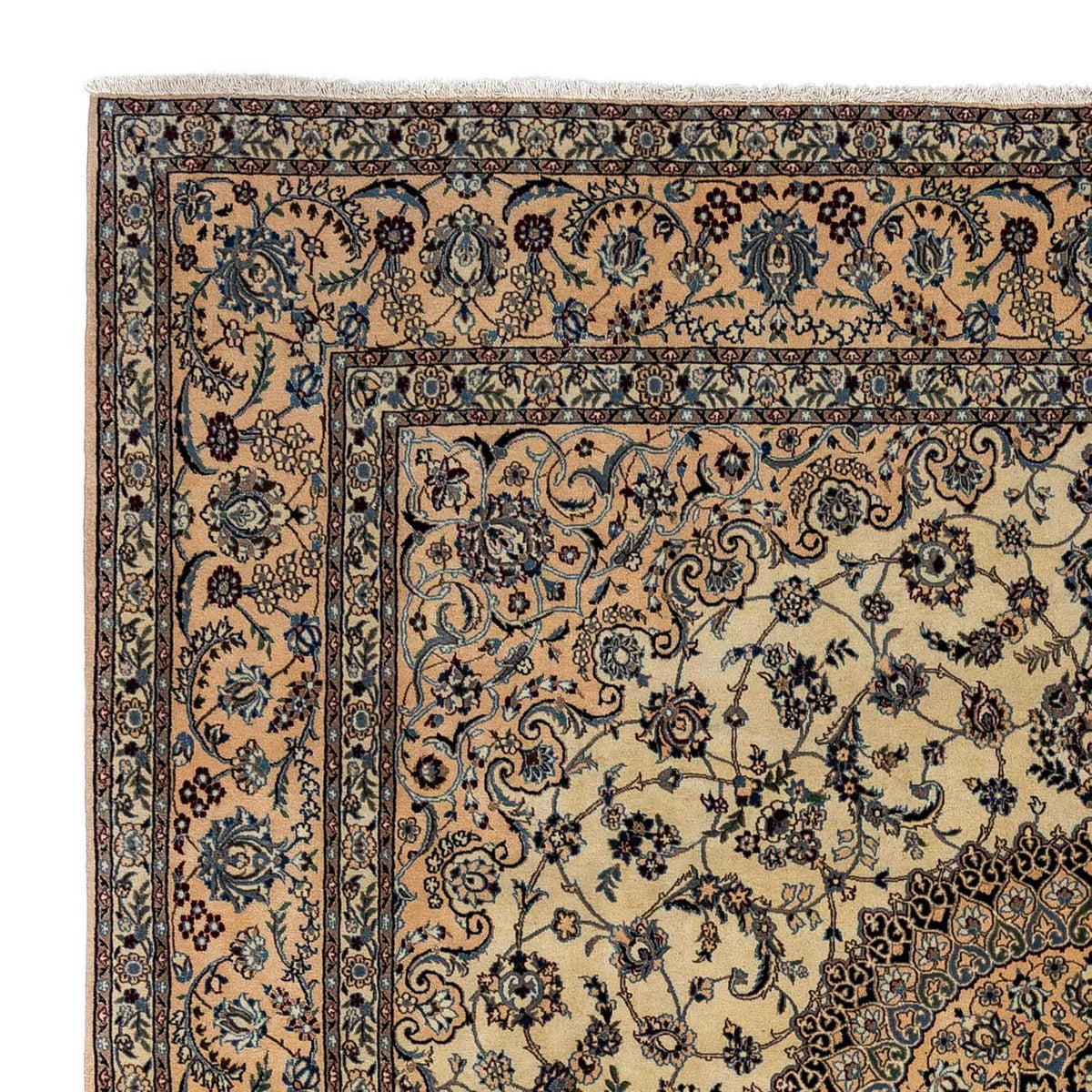 Persisk tæppe - Nain firkantet  - 307 x 296 cm - beige