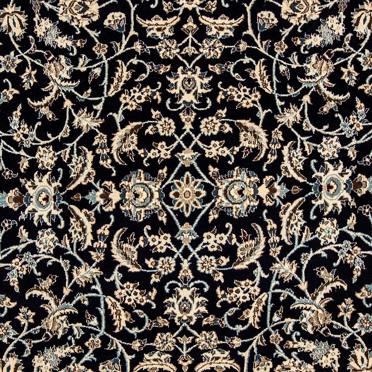 Persisk tæppe - Nain - 280 x 199 cm - mørkeblå