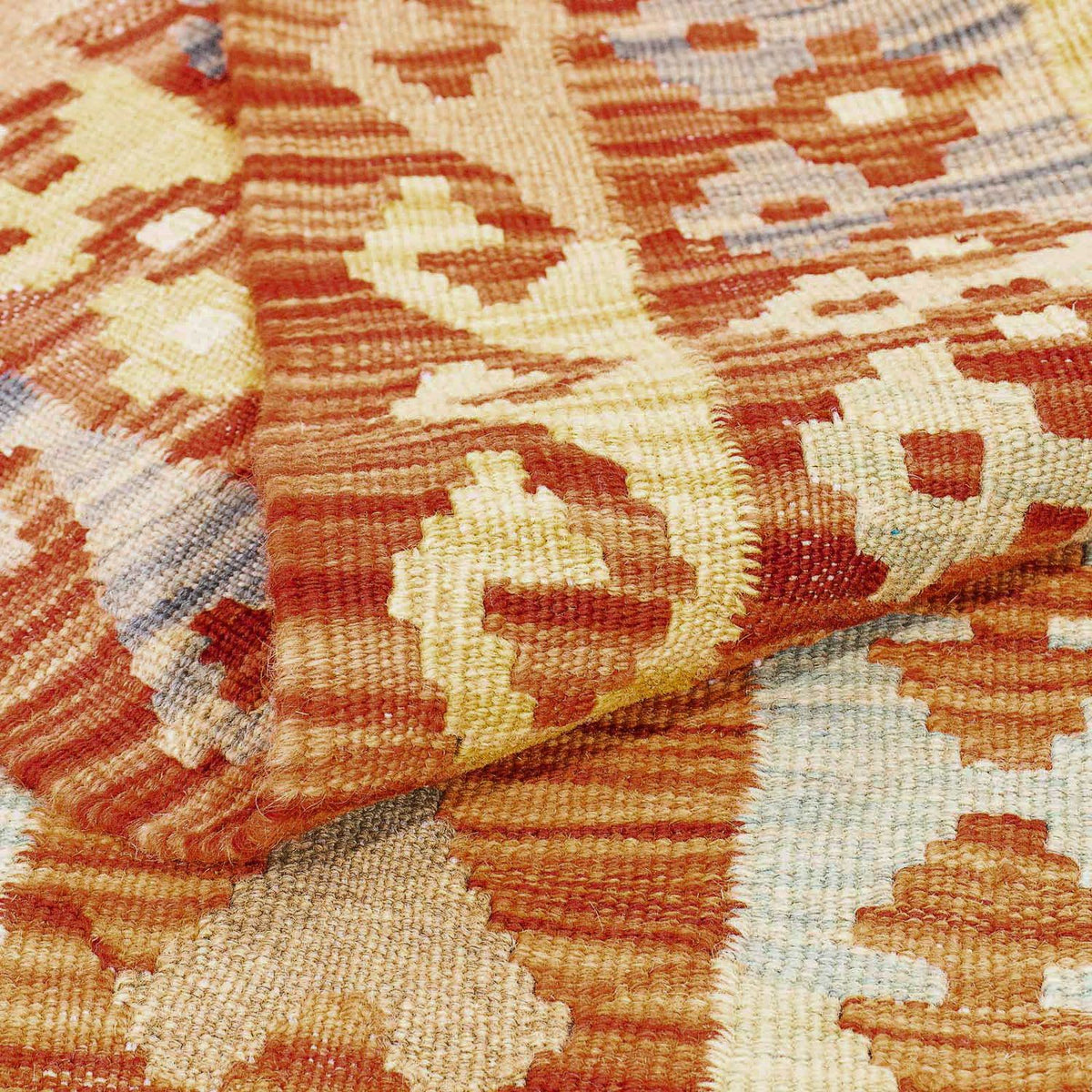 Kelim Carpet - Splash - 311 x 210 cm - flerfarvet