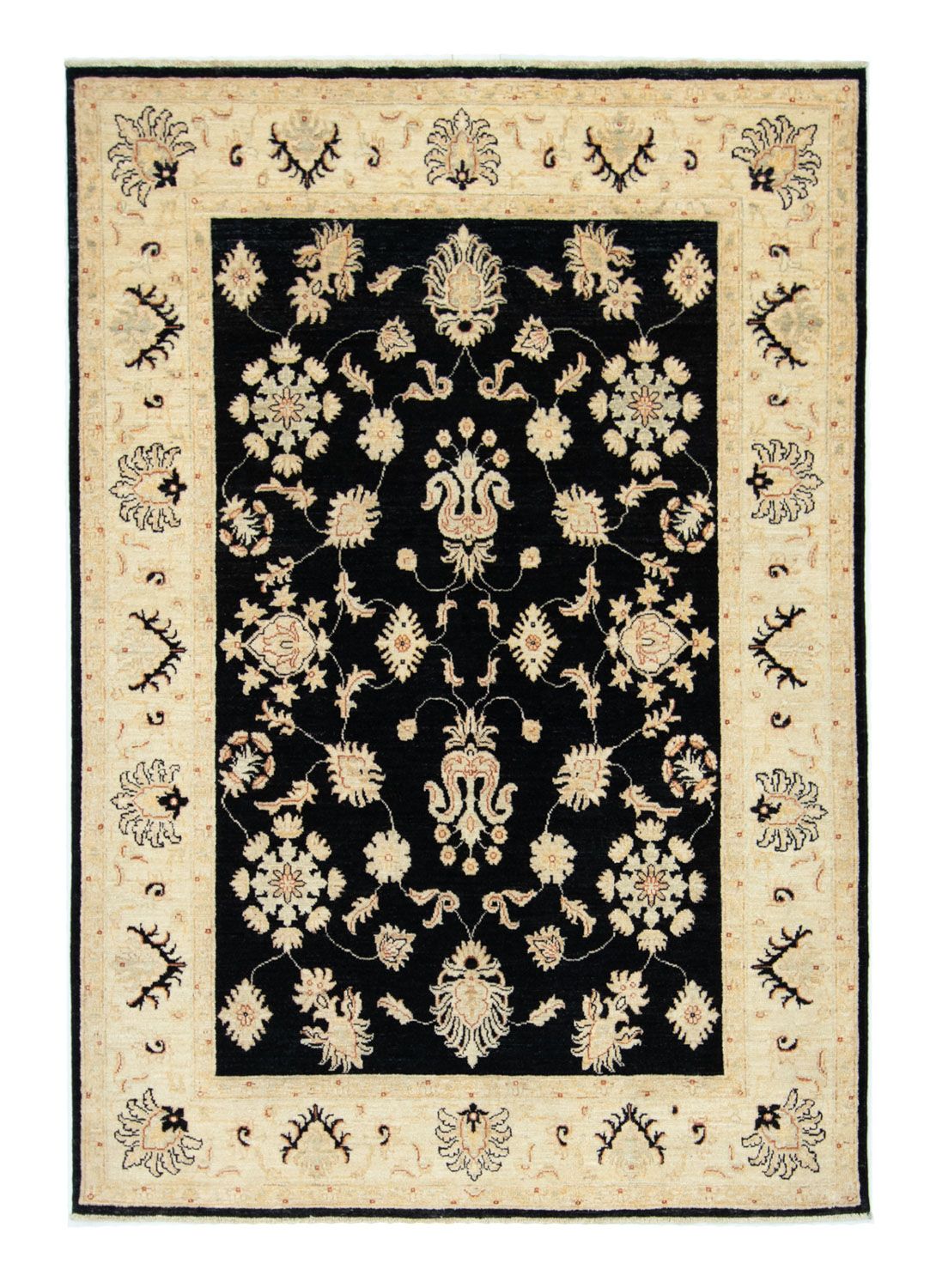 Ziegler Carpet - 205 x 143 cm - sort