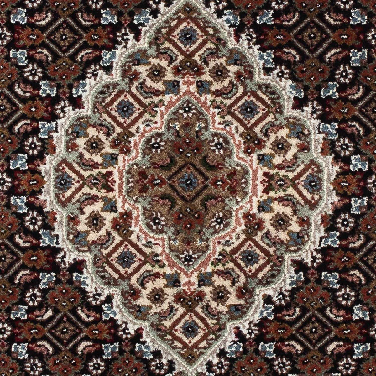 Persisk tæppe - Tabriz - 140 x 73 cm - mørkeblå