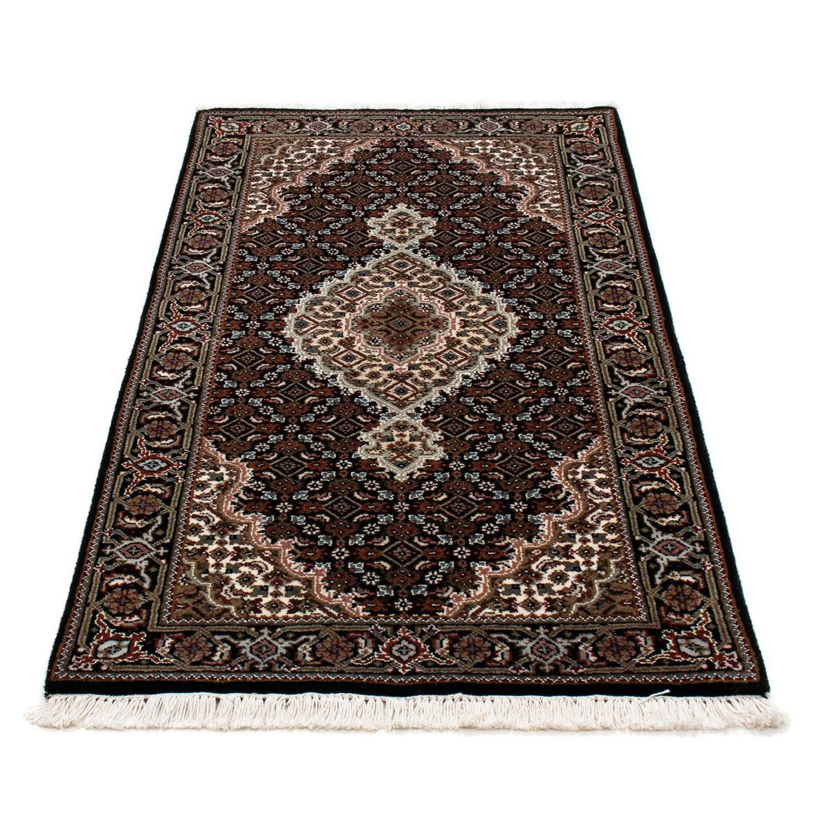 Persisk tæppe - Tabriz - 140 x 73 cm - mørkeblå