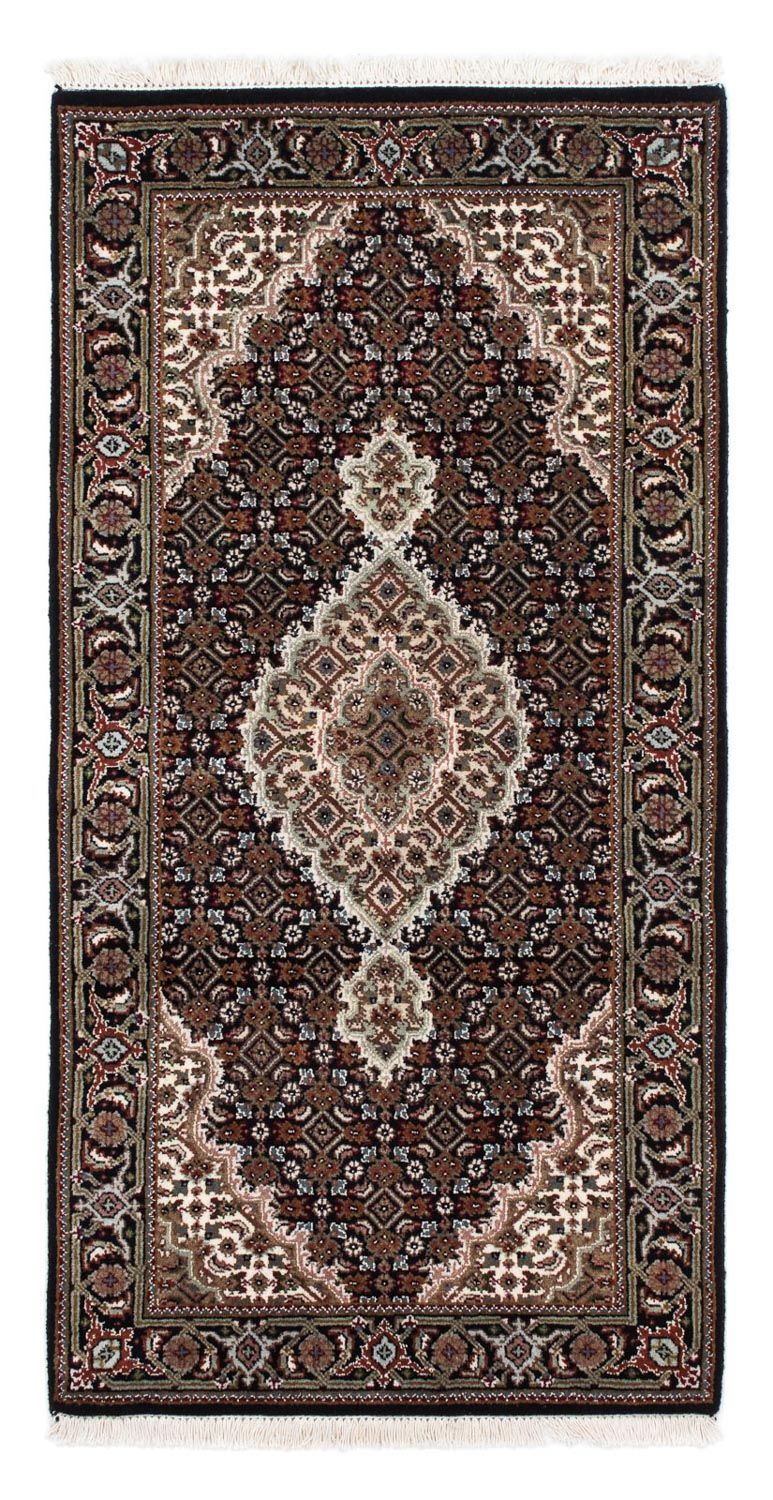 Persisk tæppe - Tabriz - 140 x 72 cm - mørkeblå