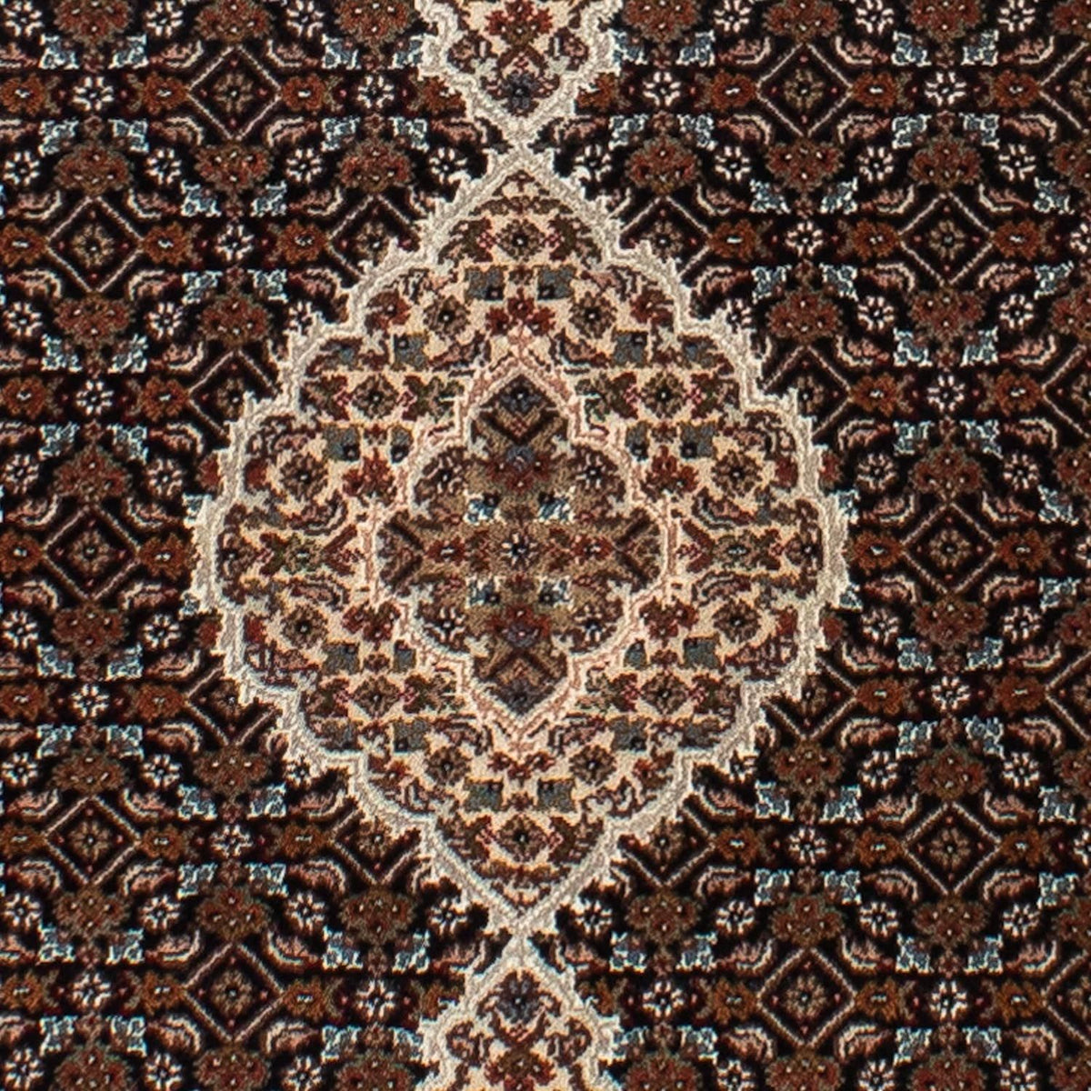 Løber Persisk tæppe - Tabriz - 251 x 82 cm - mørkeblå