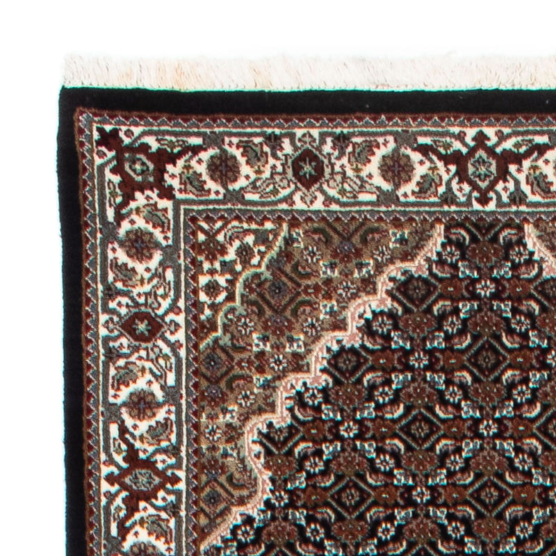 Løber Persisk tæppe - Tabriz - 396 x 82 cm - mørkeblå