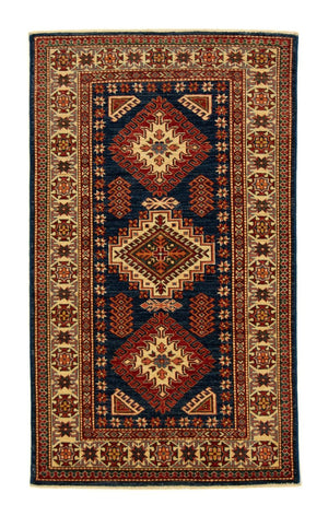 Ziegler Carpet - Kazak - 157 x 93 cm - mørkeblå