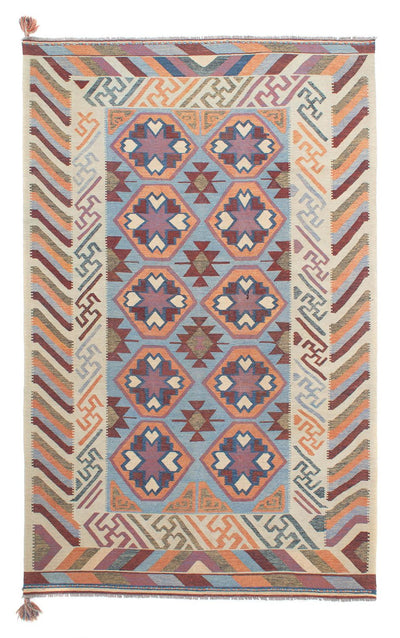 Moderne kilim Tæppe 192x300cm - Uldtæppe