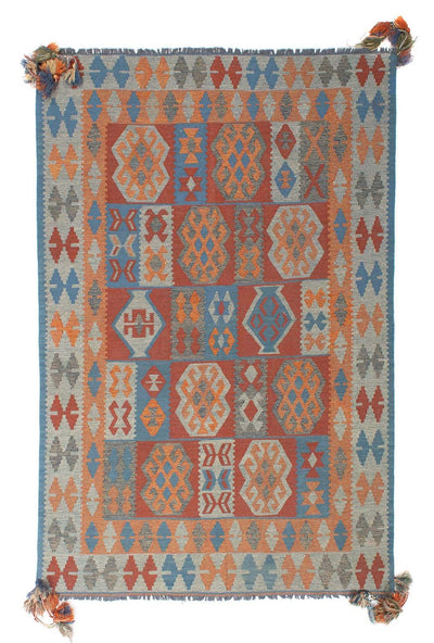 Moderne kilim Tæppe 172x252cm - Uldtæppe