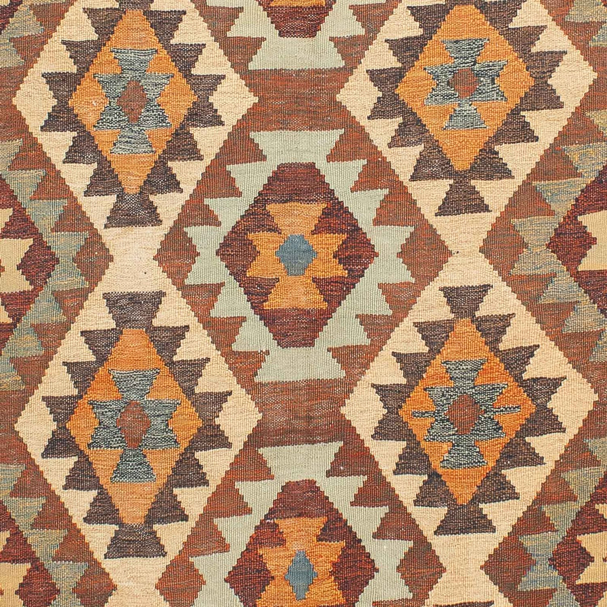 Kelim-tæppe - orientalsk - 212 x 152 cm - flerfarvet