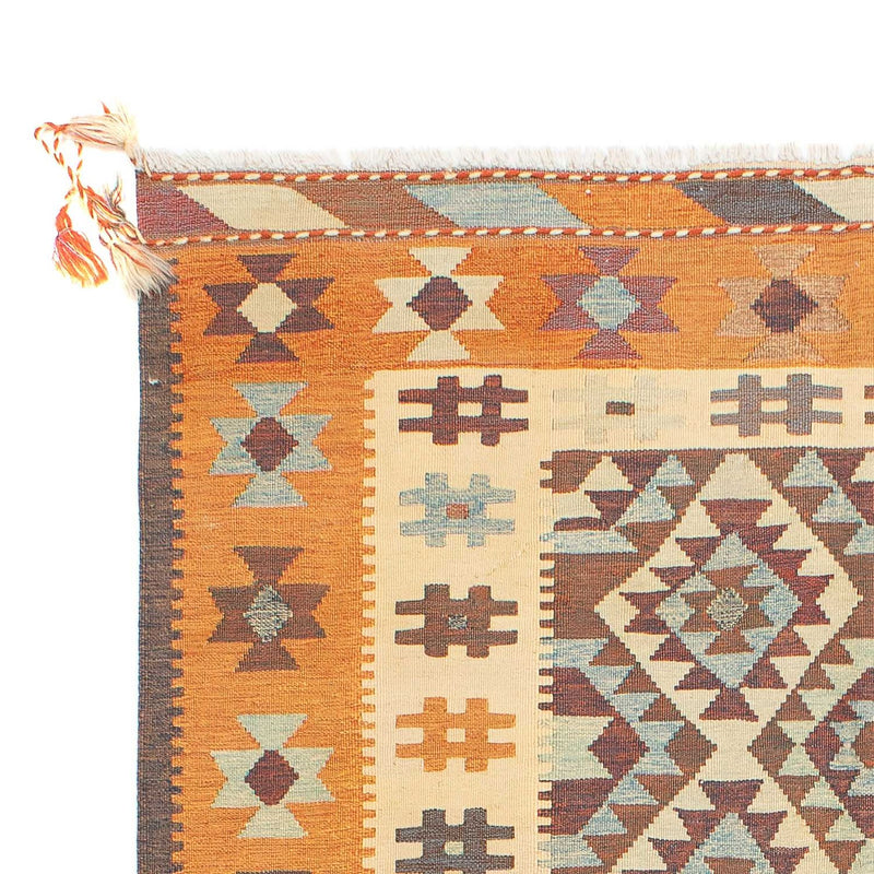 Kelim-tæppe - orientalsk - 202 x 140 cm - flerfarvet