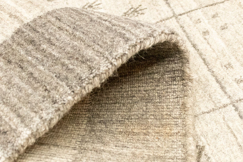 Vintage tæppe - 140 x 70 cm - sølv