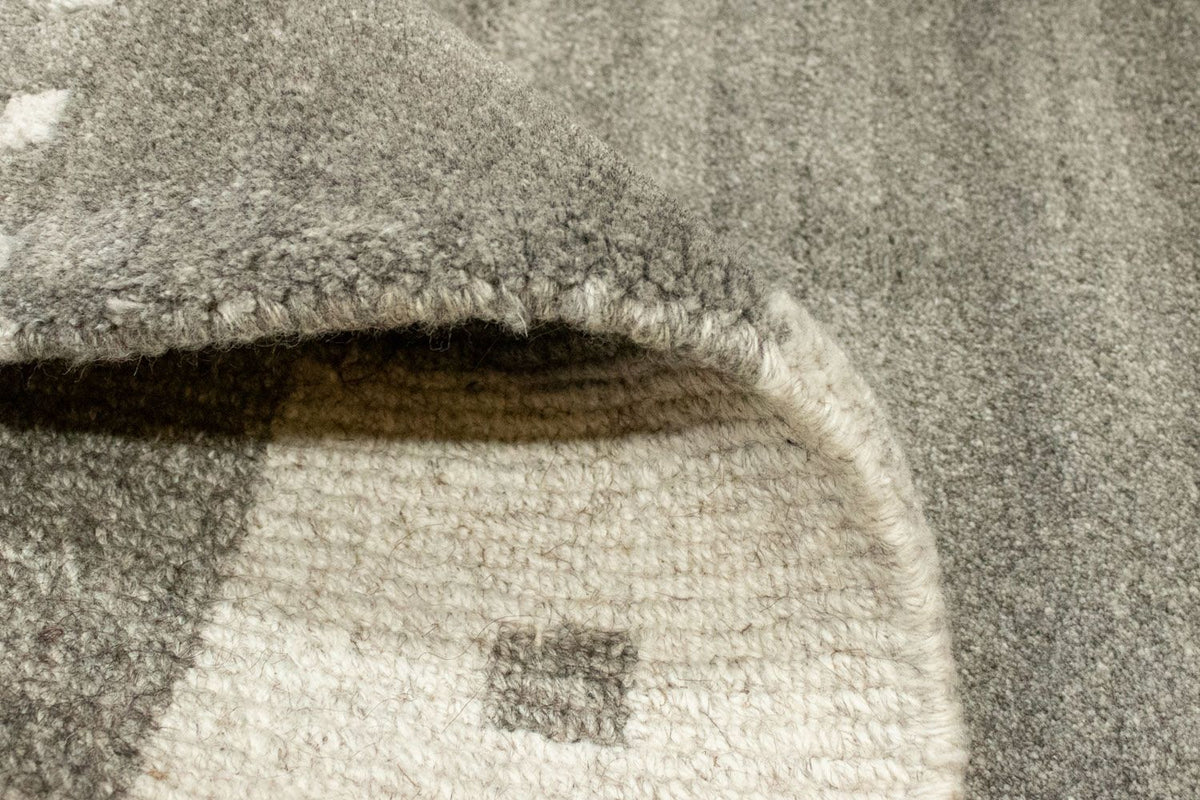 Nepal Tæppe - 200 x 140 cm - grå