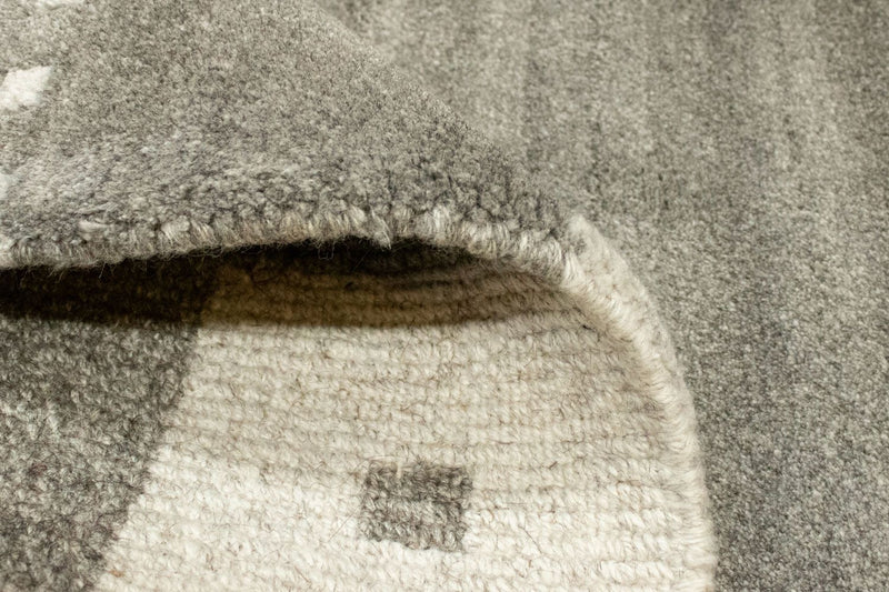 Nepal Tæppe - 200 x 140 cm - grå