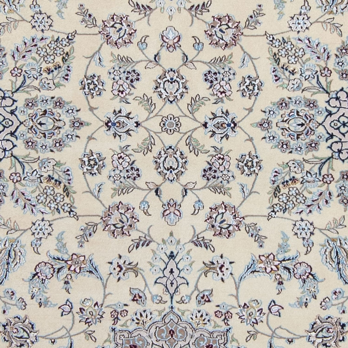 Løber Persisk tæppe - Nain - 446 x 100 cm - beige