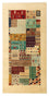 Designer tæppe - 137 x 69 cm - beige