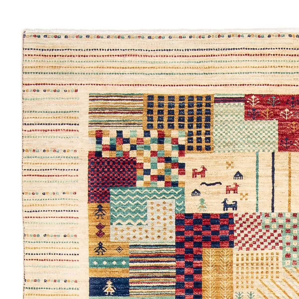 Designer tæppe - 238 x 170 cm - beige