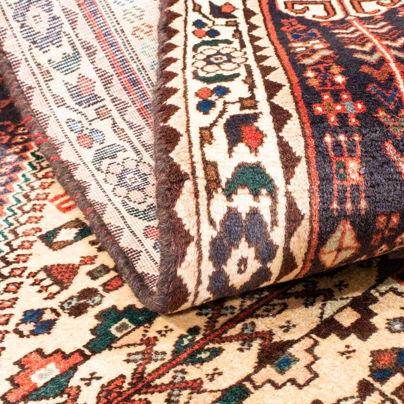 Persisk tæppe - Nomadisk - 143 x 110 cm - beige