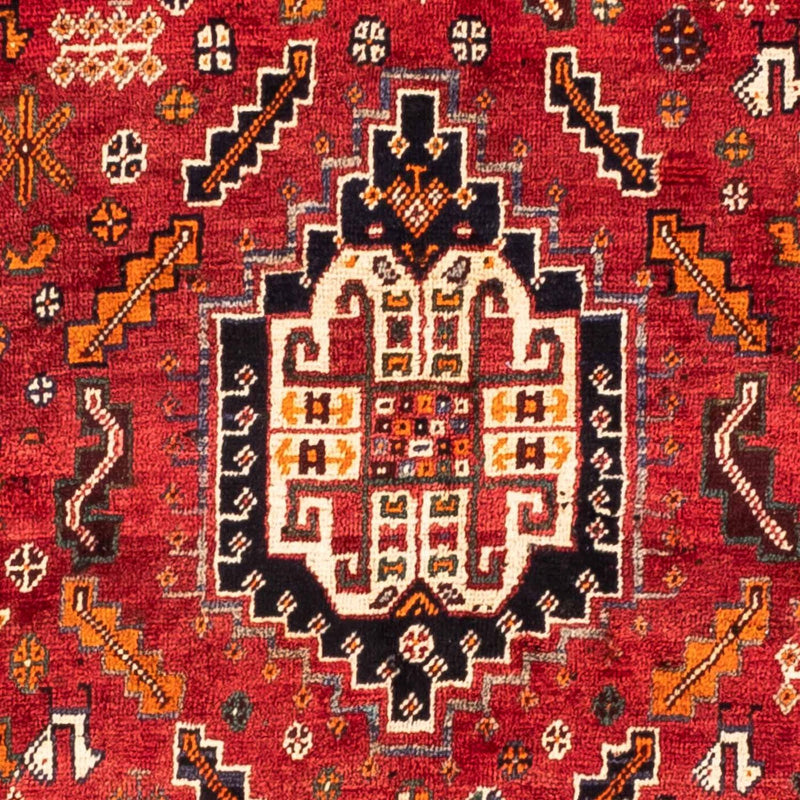 Persisk tæppe - Nomadisk - 234 x 155 cm - mørkerød