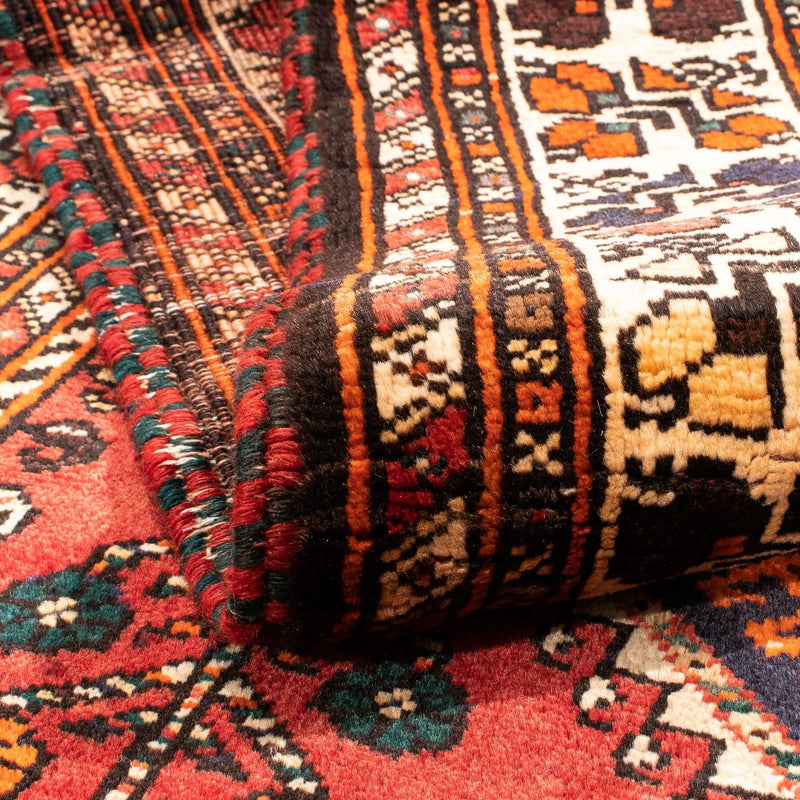 Løber Persisk tæppe - Nomadisk - 412 x 107 cm - rød