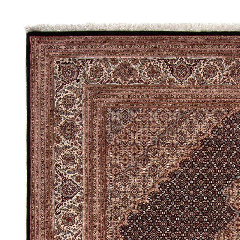 Persisk tæppe - Tabriz - 346 x 253 cm - mørkeblå