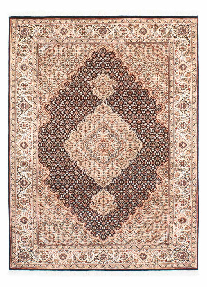 Persisk tæppe - Tabriz - 185 x 123 cm - mørkeblå