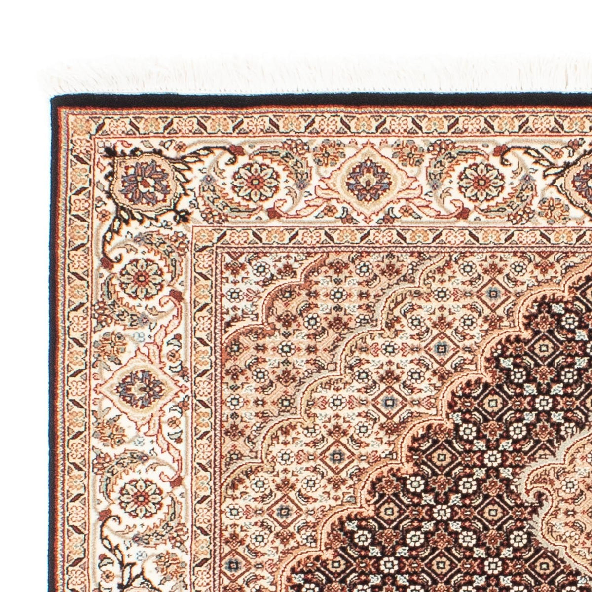Persisk tæppe - Tabriz - 185 x 123 cm - mørkeblå