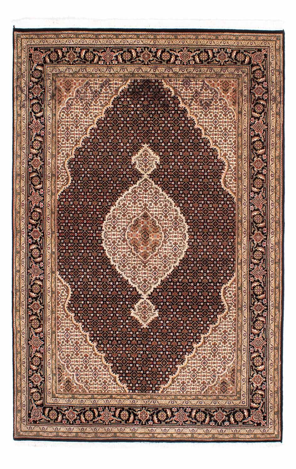 Persisk tæppe - Tabriz - 239 x 166 cm - mørkeblå