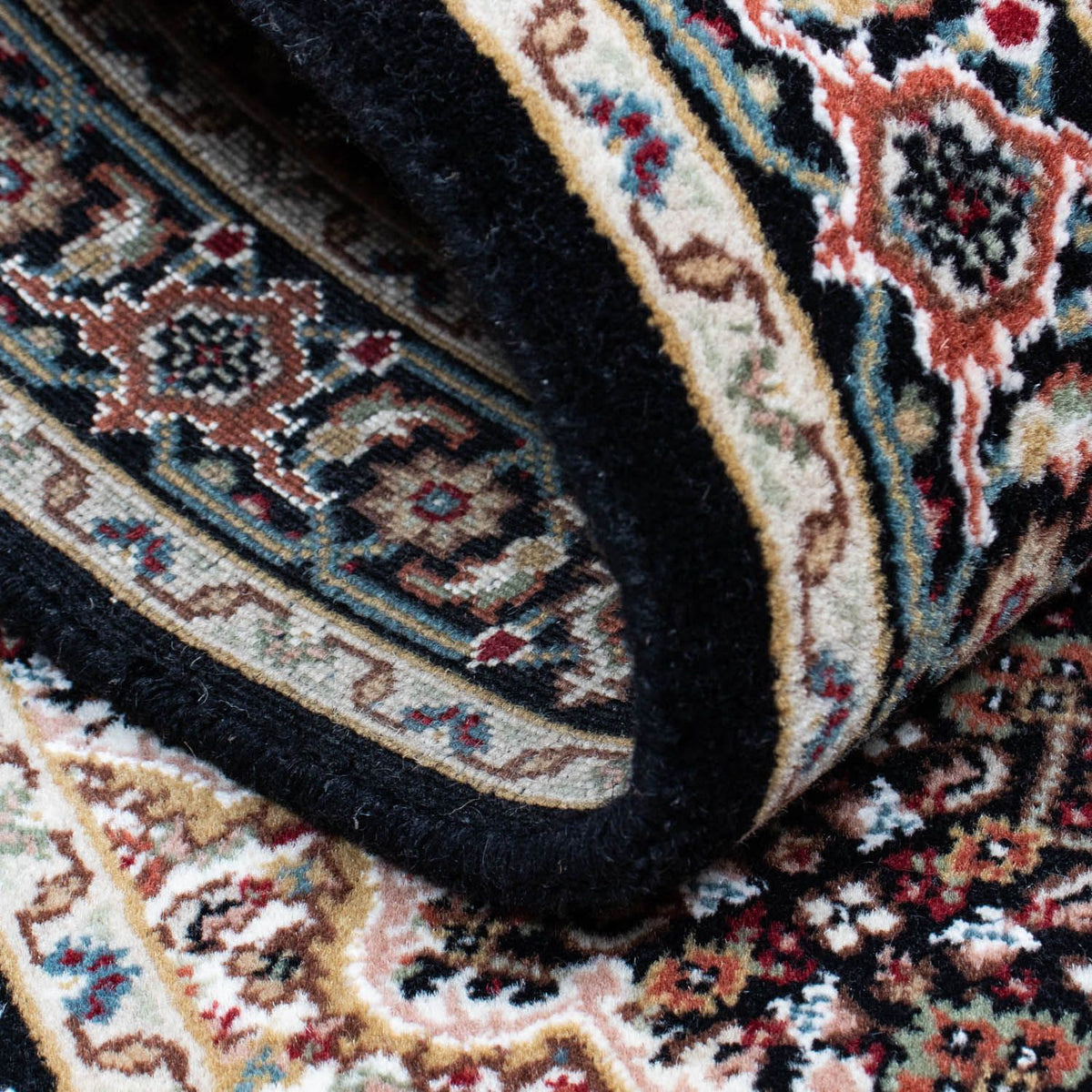 Løber Persisk tæppe - Tabriz - 196 x 73 cm - mørkeblå