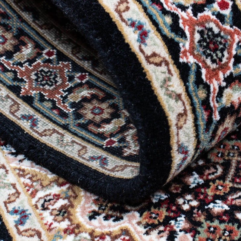 Løber Persisk tæppe - Tabriz - 196 x 73 cm - mørkeblå