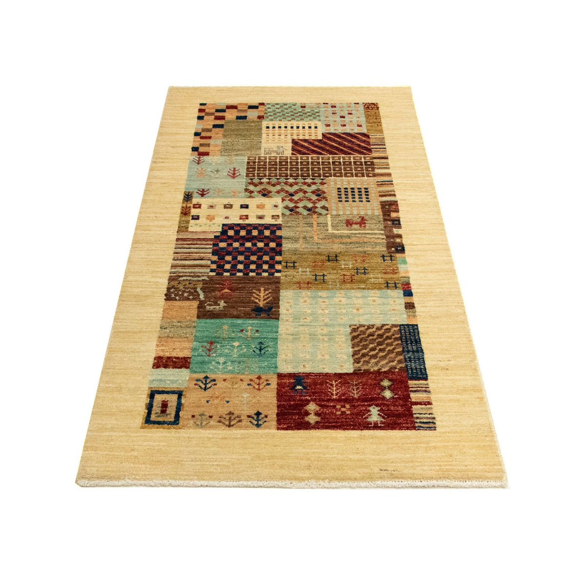 Designer tæppe - 137 x 70 cm - beige
