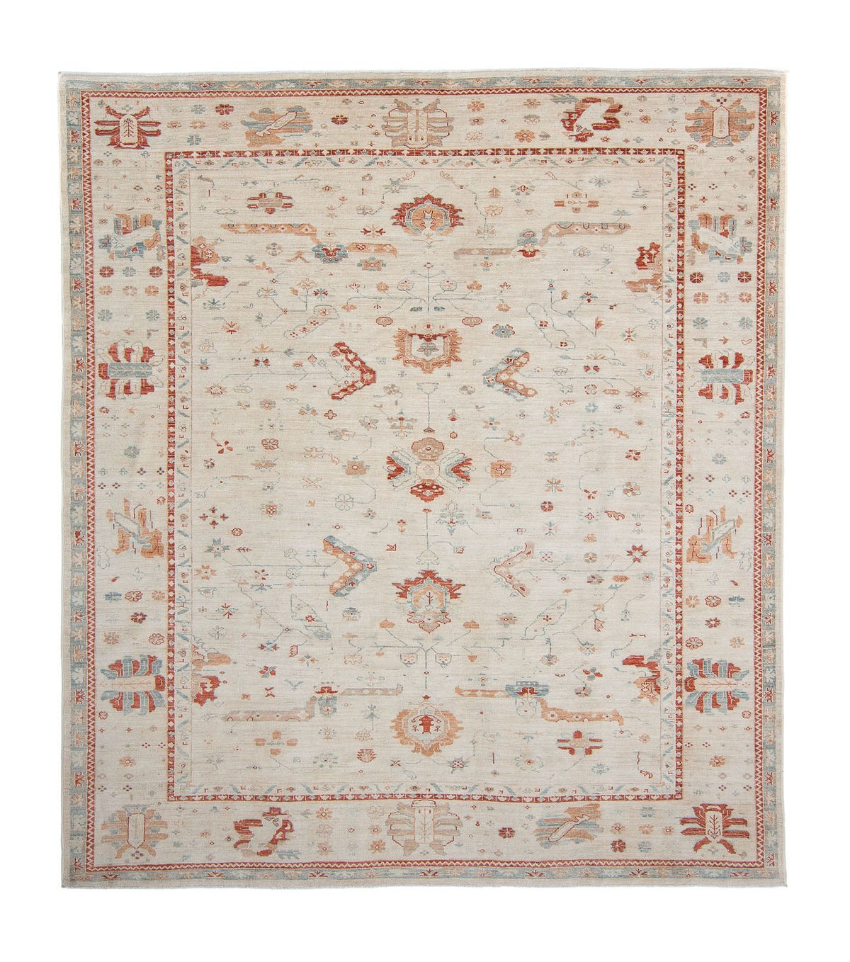 Persisk tæppe - Nomadisk - 280 x 240 cm - beige