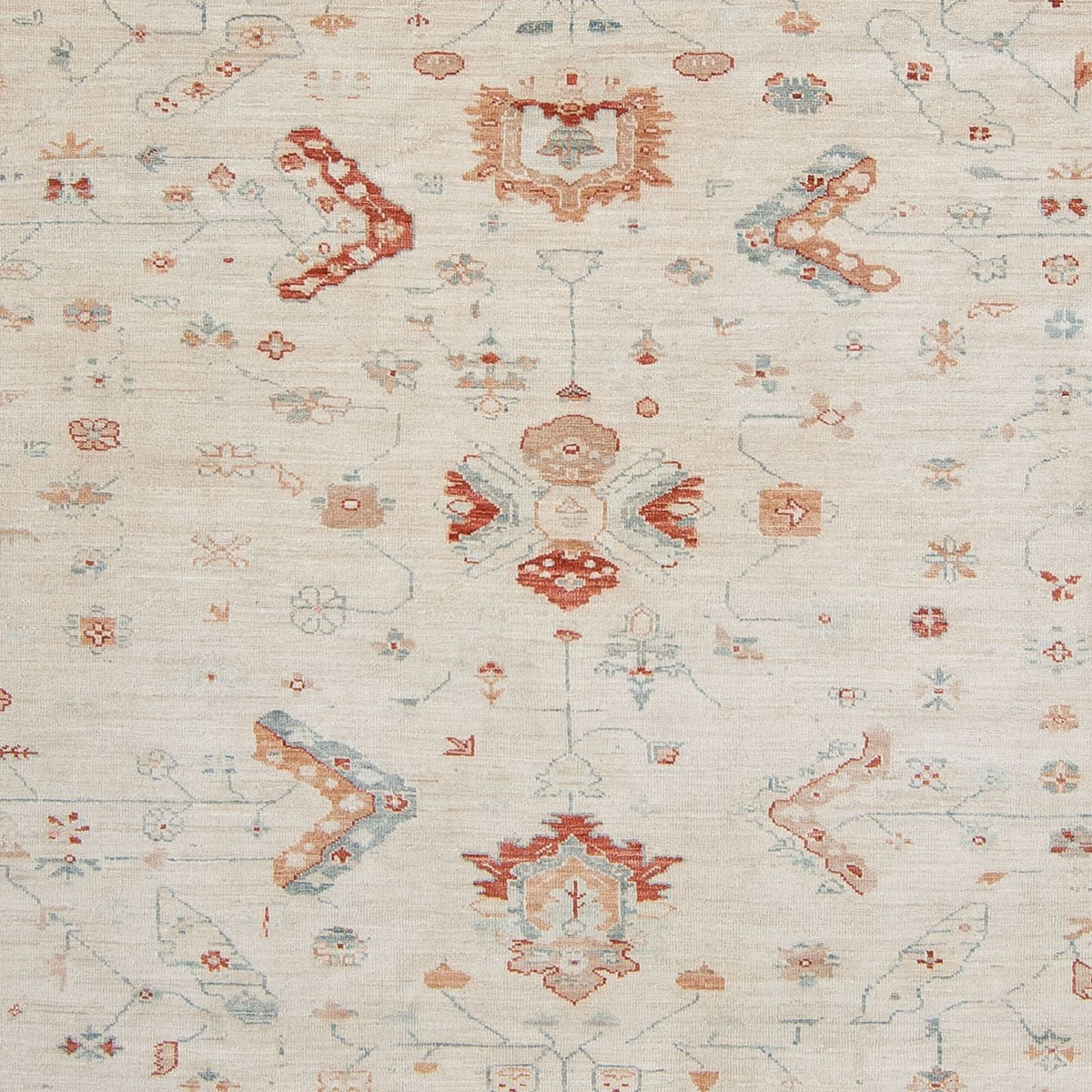 Persisk tæppe - Nomadisk - 280 x 240 cm - beige